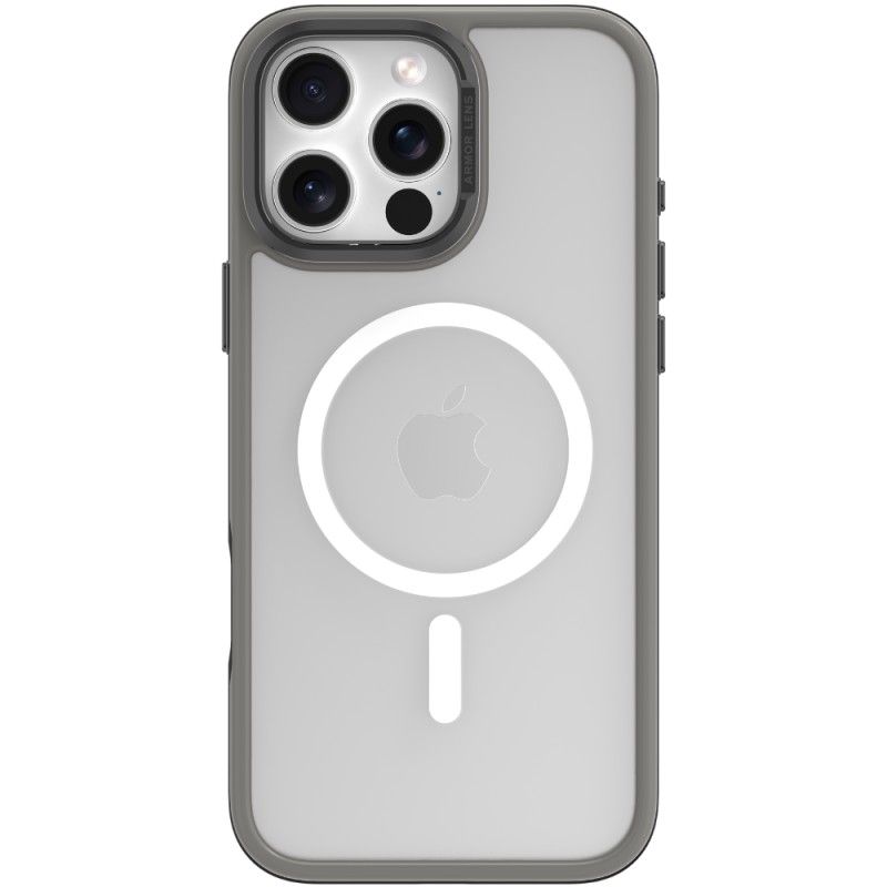 PINEAPPLESTORE - Funda para iPhone 16 Pro con MagSafe Joy Elegant Gris Comma