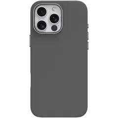 PINEAPPLESTORE - Funda de silicona para iPhone 16 Pro Max con MagSafe Nature Gris Comma