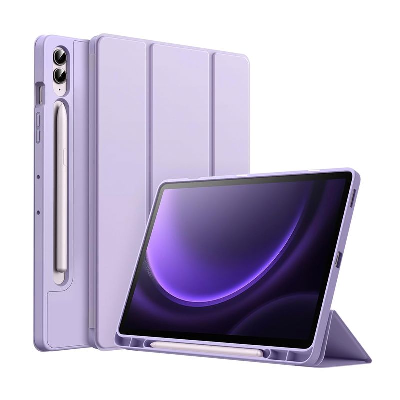 JOIGO - Funda Smart Cover Para Tablet Samsung S10 Plus 12.4 Lila