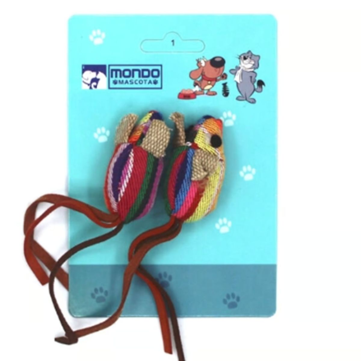 GENERICO - Juguete Multicolor Para Gatos En Forma De Ratón