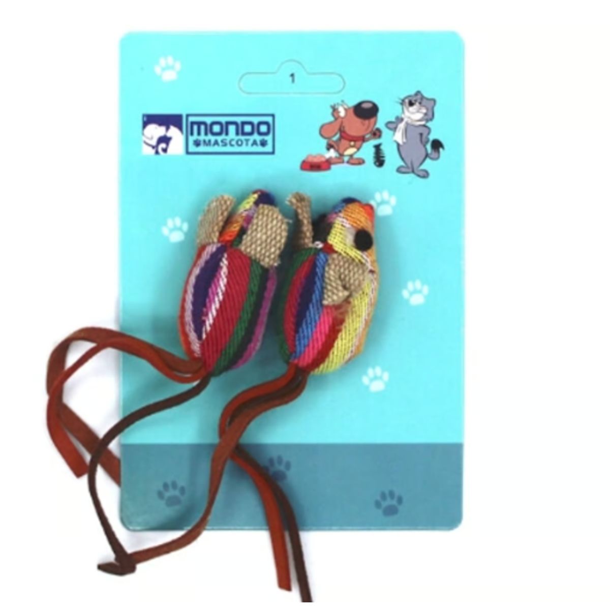 GENERICO - Juguete Multicolor Para Gatos En Forma De Ratón