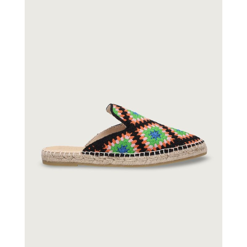 URCO - Babucha Crochet Hawai Negro Urco