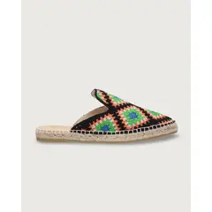 URCO - Babucha Crochet Hawai Negro