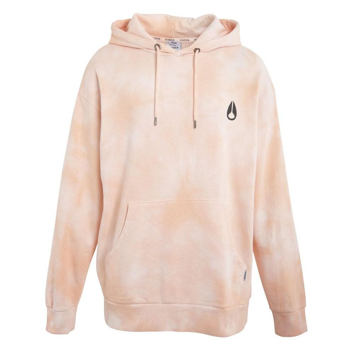 NIXON - Poleron Men Hoodie Tie Dye Orange Icon Front - Naranjo