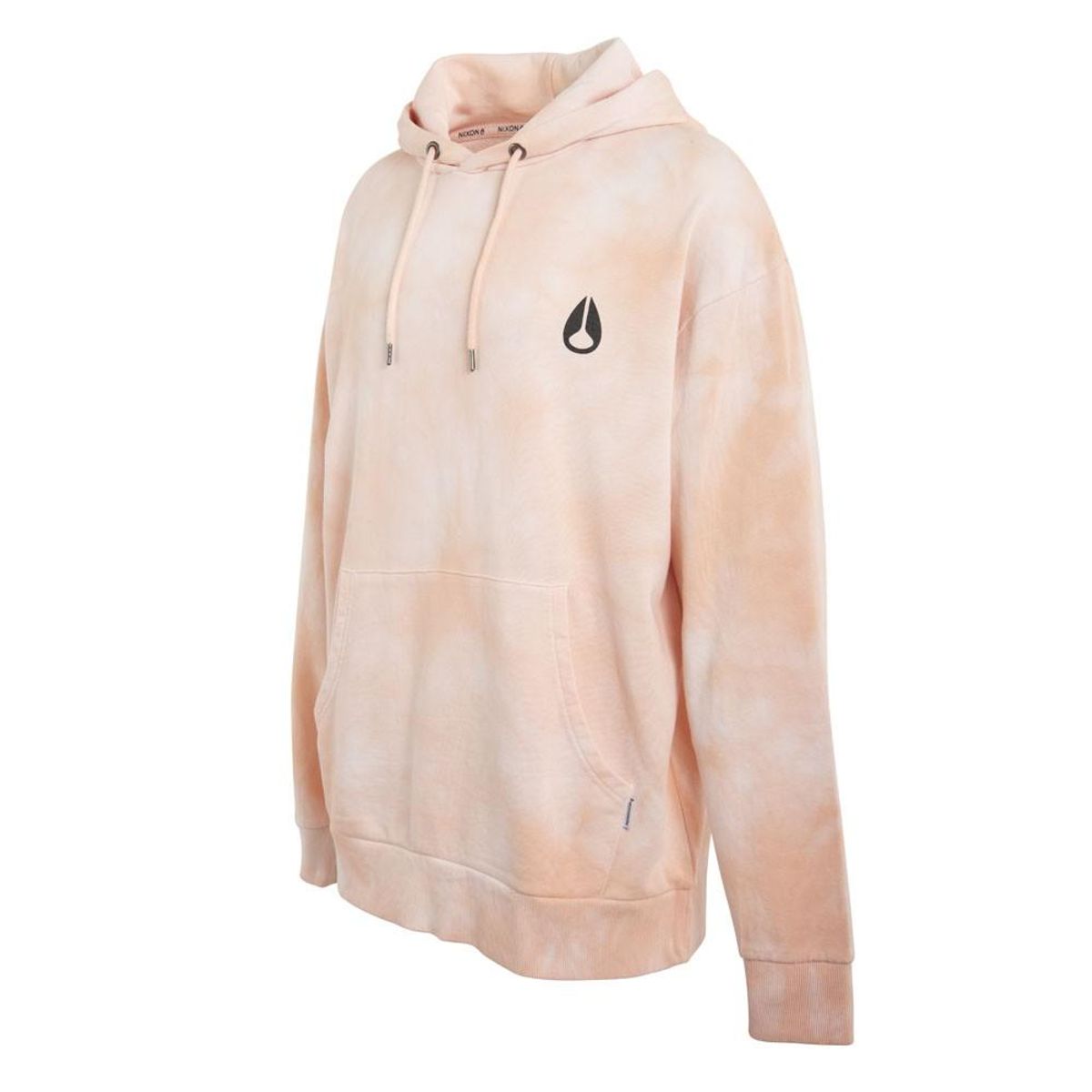 NIXON - Poleron Men Hoodie Tie Dye Orange Icon Front - Naranjo