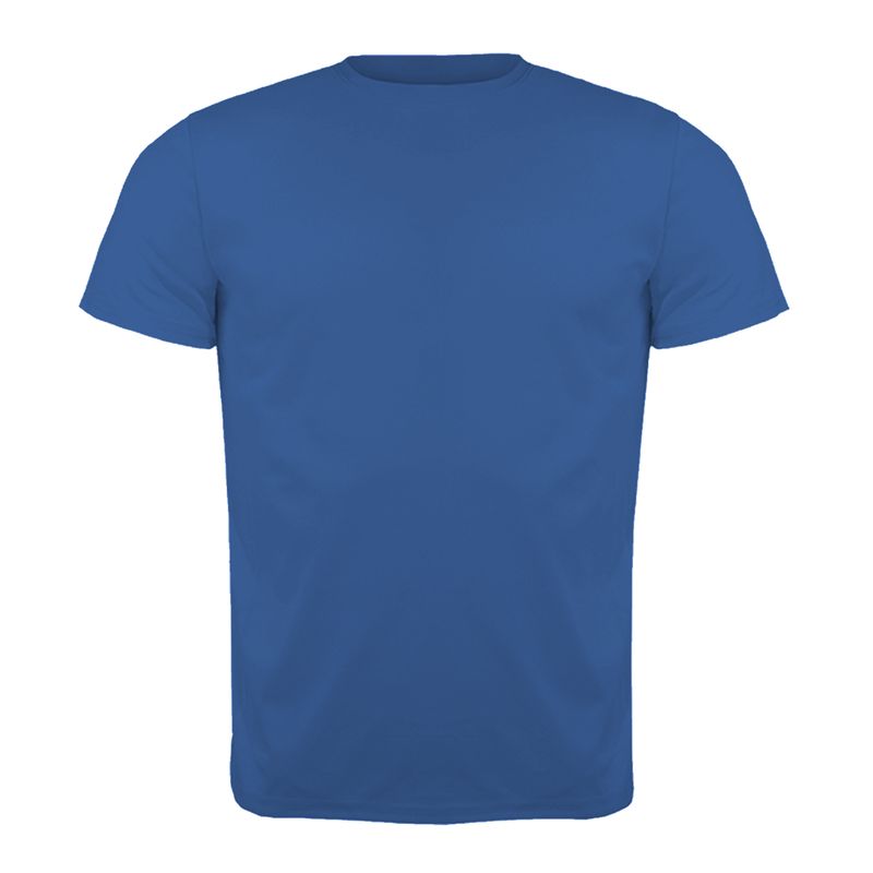 ANDESLAND OUTDOOR APPAREL - Polera Poliéster Manga Corta Otocyon Essential Azulino Unisex.-