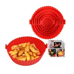 GENERICO - Pack X6 Molde Silicona Antiadherente Para Freidora De Aire