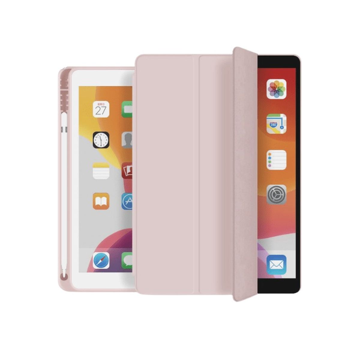 PINEAPPLESTORE - Protector iPad Pro 11 1ra 2018/2da 2020 Rosado Pálido