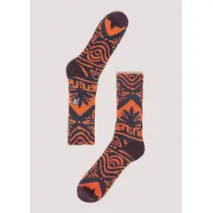 KAYA UNITE - Calcetines Print Rebel Orange