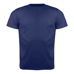 ANDESLAND OUTDOOR APPAREL - Polera Básica Poliéster Nuevos Colores Azul Oscuro Unisex
