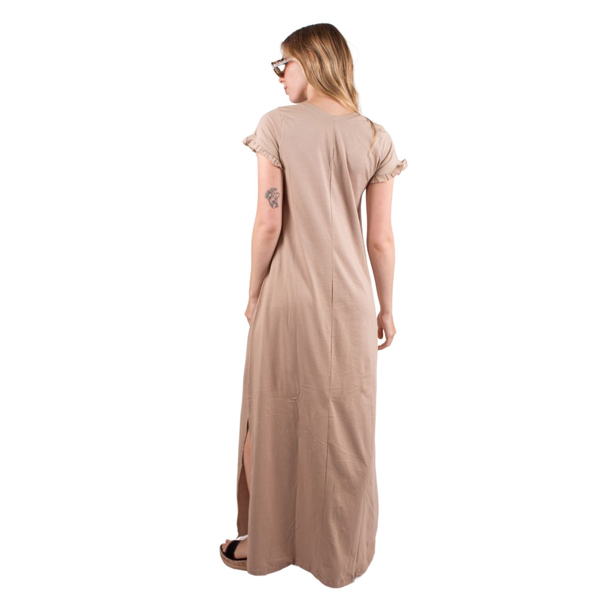 CHELSEA MARKET - Vestido largo mujer Chelsea Market Beige Freesia
