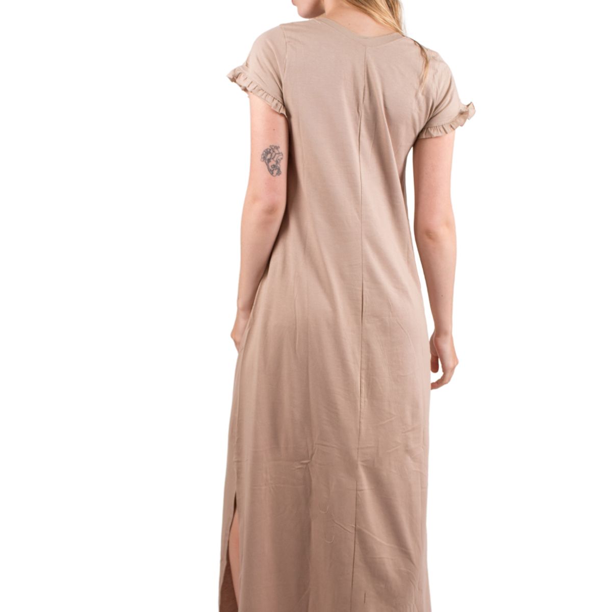CHELSEA MARKET - Vestido largo mujer Chelsea Market Beige Freesia