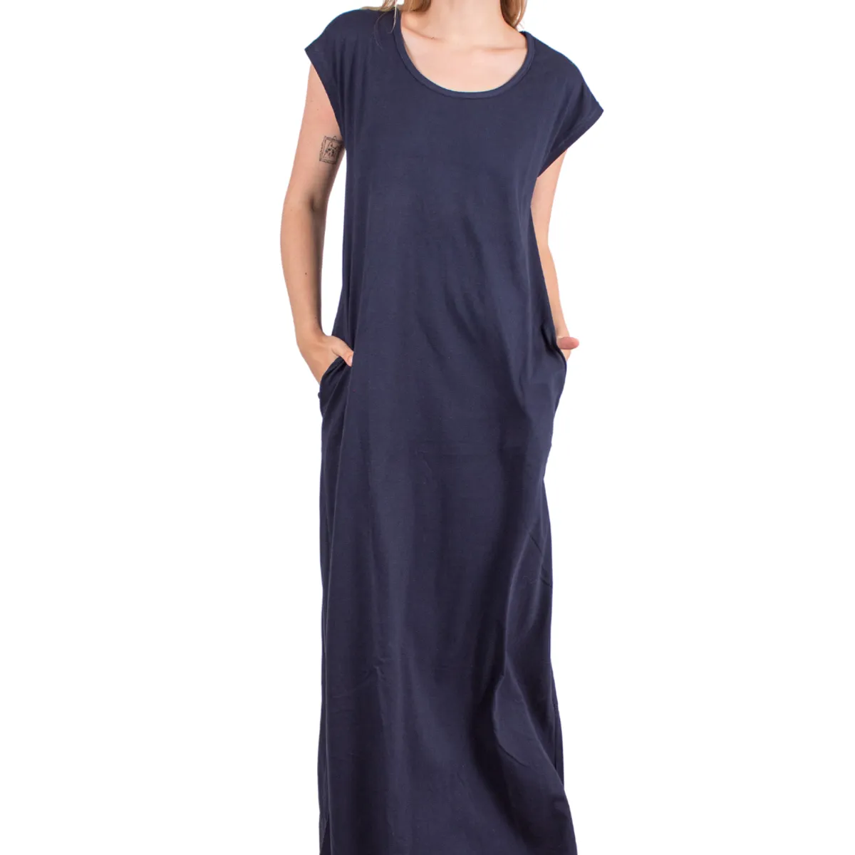 CHELSEA MARKET - Vestido largo mujer Chelsea Market Azul Japon