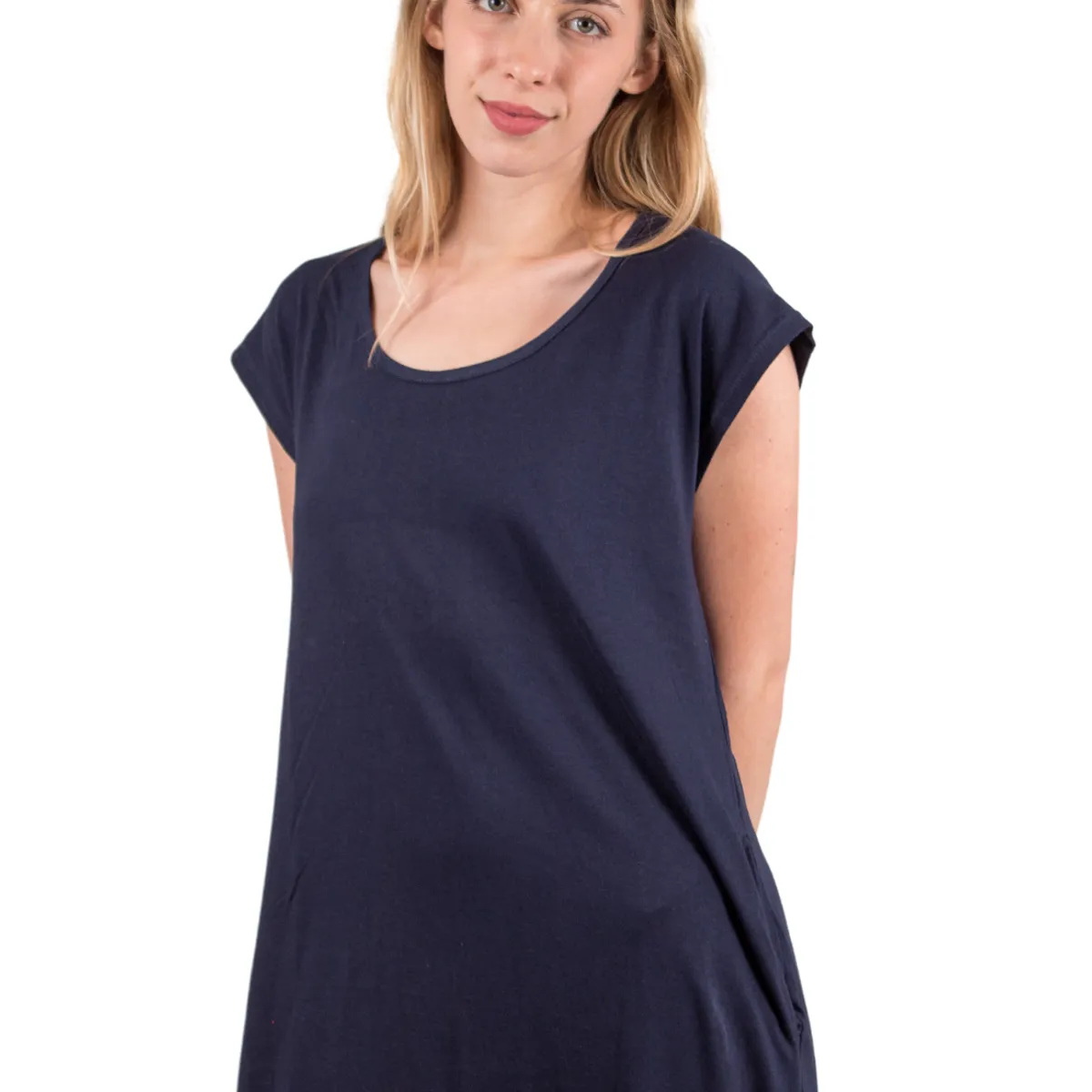 CHELSEA MARKET - Vestido largo mujer Chelsea Market Azul Japon