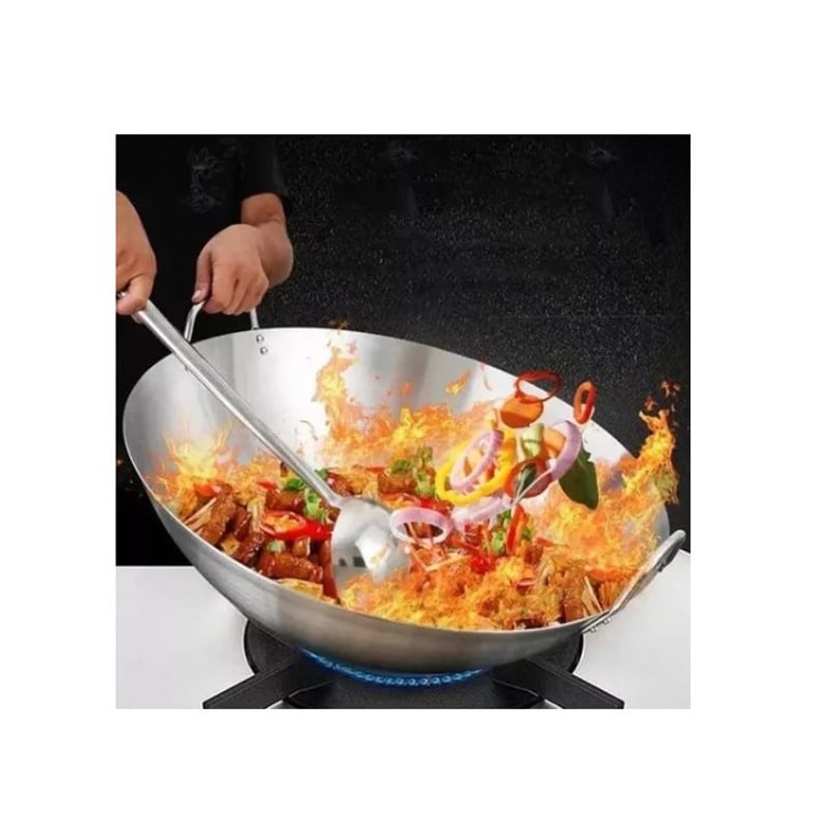 GENERICO - Disco Wok 45cm Acero Inoxidable