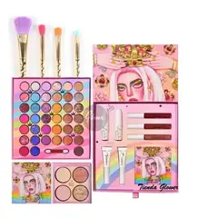 GENERICO - Maquillaje Juvenil Niñas Maleta 48 Tonos + Set 5 Brochas