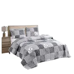 GENERICO - Cobertor Quilt De Verano + Juego De Sabanas 2 Plazas