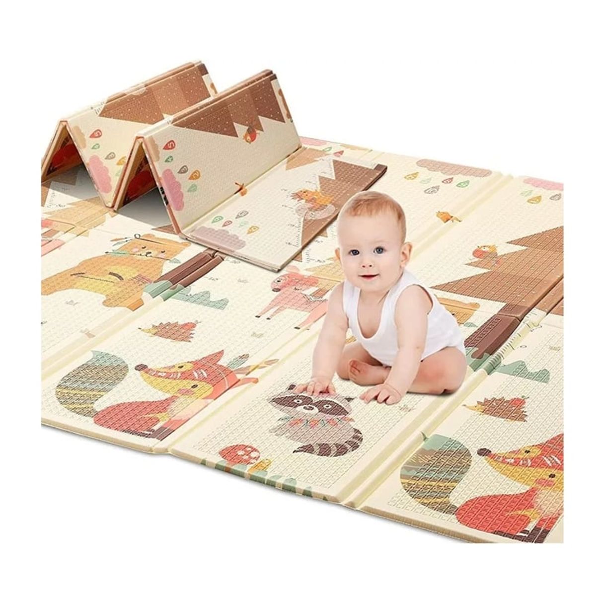 GENERICO - Alfombra Antigolpes Niño Bebe Con Bolso 180x200x1cm Premium