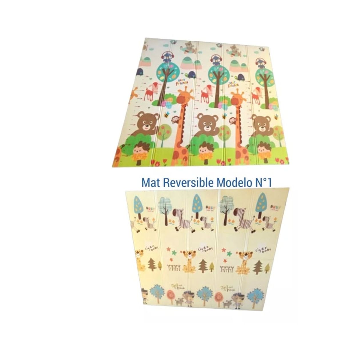 GENERICO - Alfombra Antigolpes Niño Bebe Con Bolso 180x200x1cm Premium