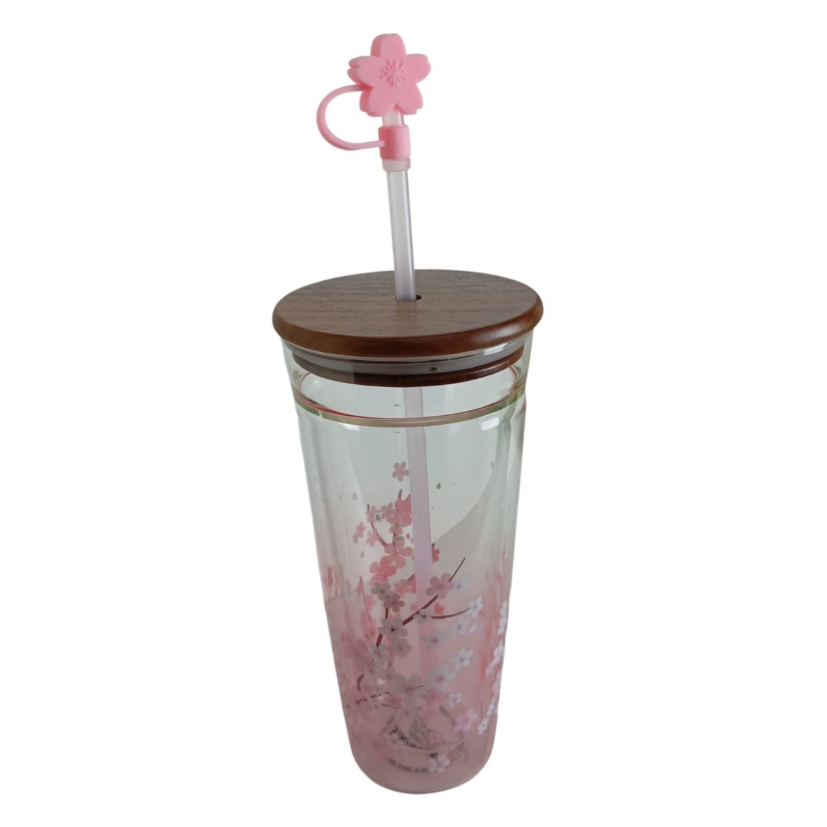 TODOK - Vasos de Cristal con Tapa Ajustada Osito en la Bombilla T-00039-2
