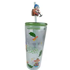 TODOK - Vasos de Cristal con Tapa Ajustada Tapa Verde T-00039-3