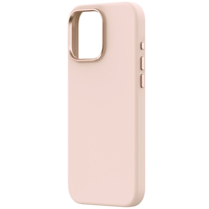 PINEAPPLESTORE - Funda silicona para iPhone 16 con MagSafe Nature Rosado Pálido Comma