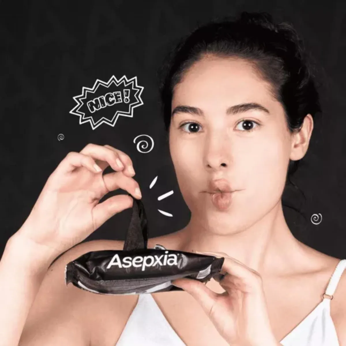 ASEPXIA - Asepxia Toallas limpieza facial Carbón 25 unidades