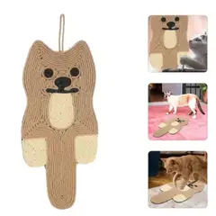 GENERICO - Tablero Rascador De Sisal Para Colgar Modelo Perro