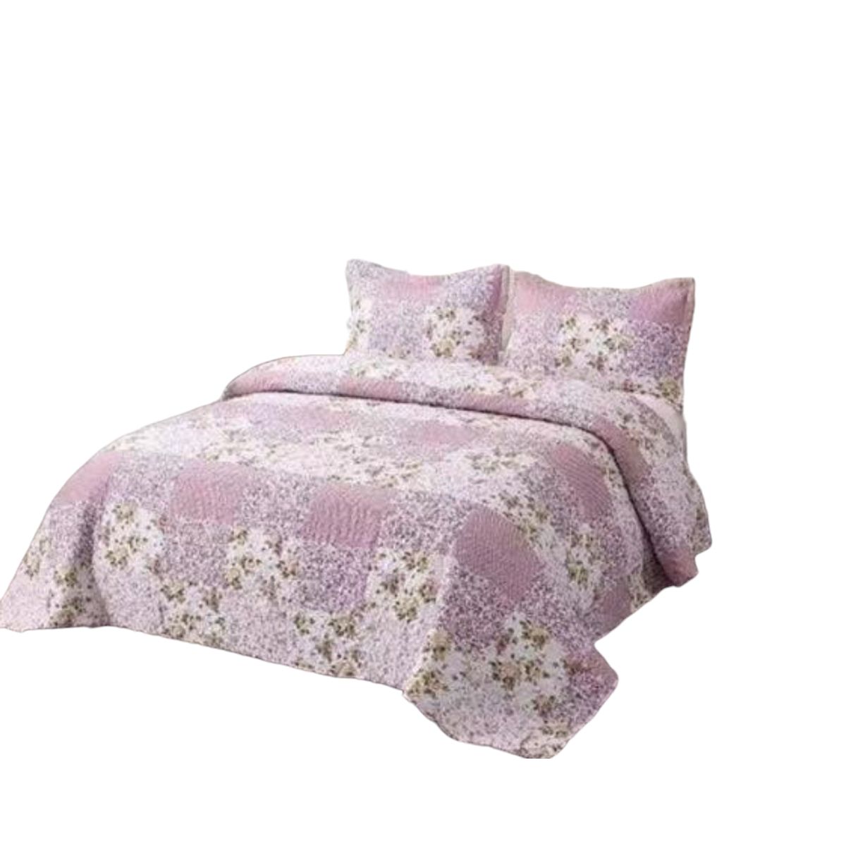 GENERICO - Cobertor Quilt De Verano + Juego De Sabanas 2 Plazas