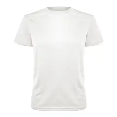 ANDESLAND OUTDOOR APPAREL - Polera Poliéster Manga Corta Otocyon Essential Blanca Unisex