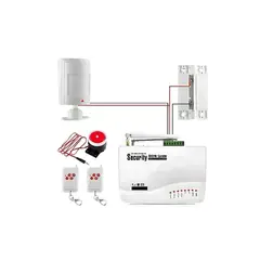 GENERICO - Sistema De Alarma Sensor De Movimiento Inalámbrico Seguridad