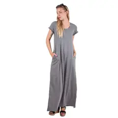 CHELSEA MARKET - Vestido largo mujer Gris Freesia
