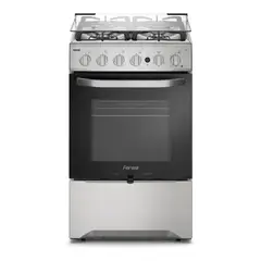 FENSA - Cocina a Gas 4 Platos VaporBake y Timer F 2606 T