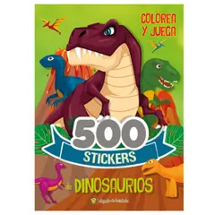 EDITORIAL GUADAL - Libro 500 Stickers De Dinosaurios