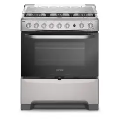 FENSA - Cocina a Gas 6 Platos Experience con VaporBake y Timer F 5300 T Inox