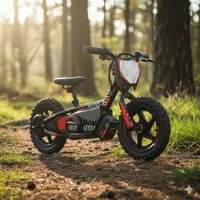 Bicicleta Moto Eléctrica E-Bike BeRide Aro 12 Roja
