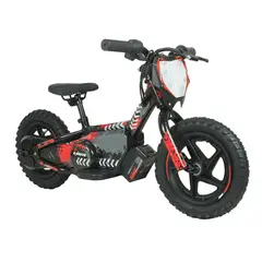 BEBESIT - Bicicleta Moto Eléctrica E-Bike BeRide Aro 12 Roja
