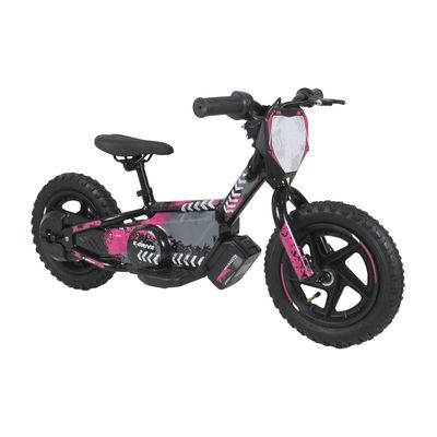 Imagen 2 del producto Bicicleta Moto Eléctrica E-Bike BeRide Aro 12 Rosada