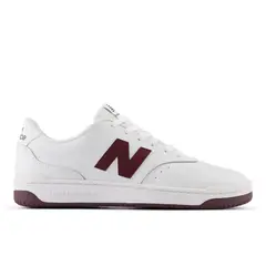 NEW BALANCE - Zapatillas Urbanas Hombre 80 Blanca/Burdeo