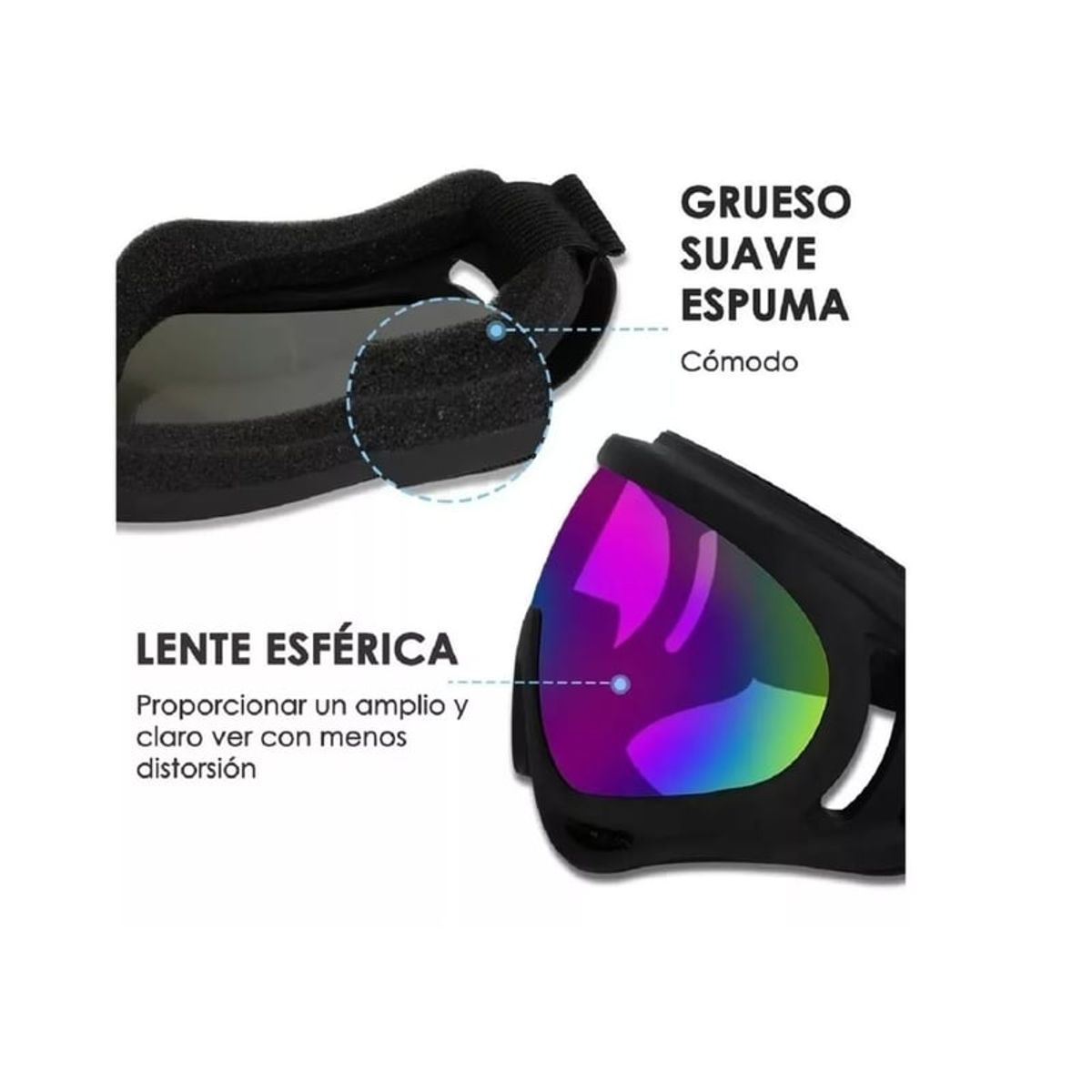 GENERICO - Antiparra Nieve Snowboard Ski Motocross Antiparras De Nieve