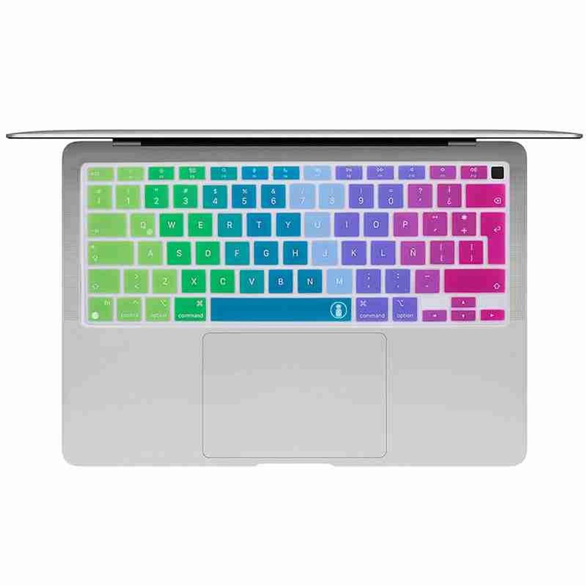 PINEAPPLESTORE - Protector Teclado Macbook Air 13.3 2020 A2337 M1 Arcoíris