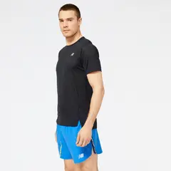 NEW BALANCE - Polera Running Hombre Accelerate MT23222B Negra