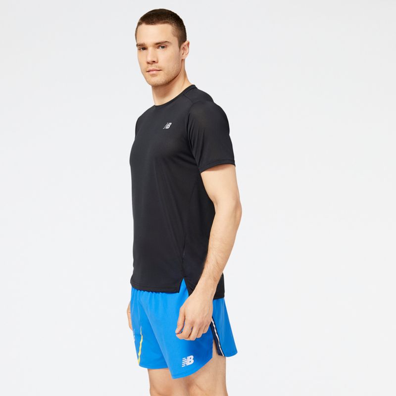 NEW BALANCE - Polera Running Hombre New Balance Accelerate MT23222B Negra