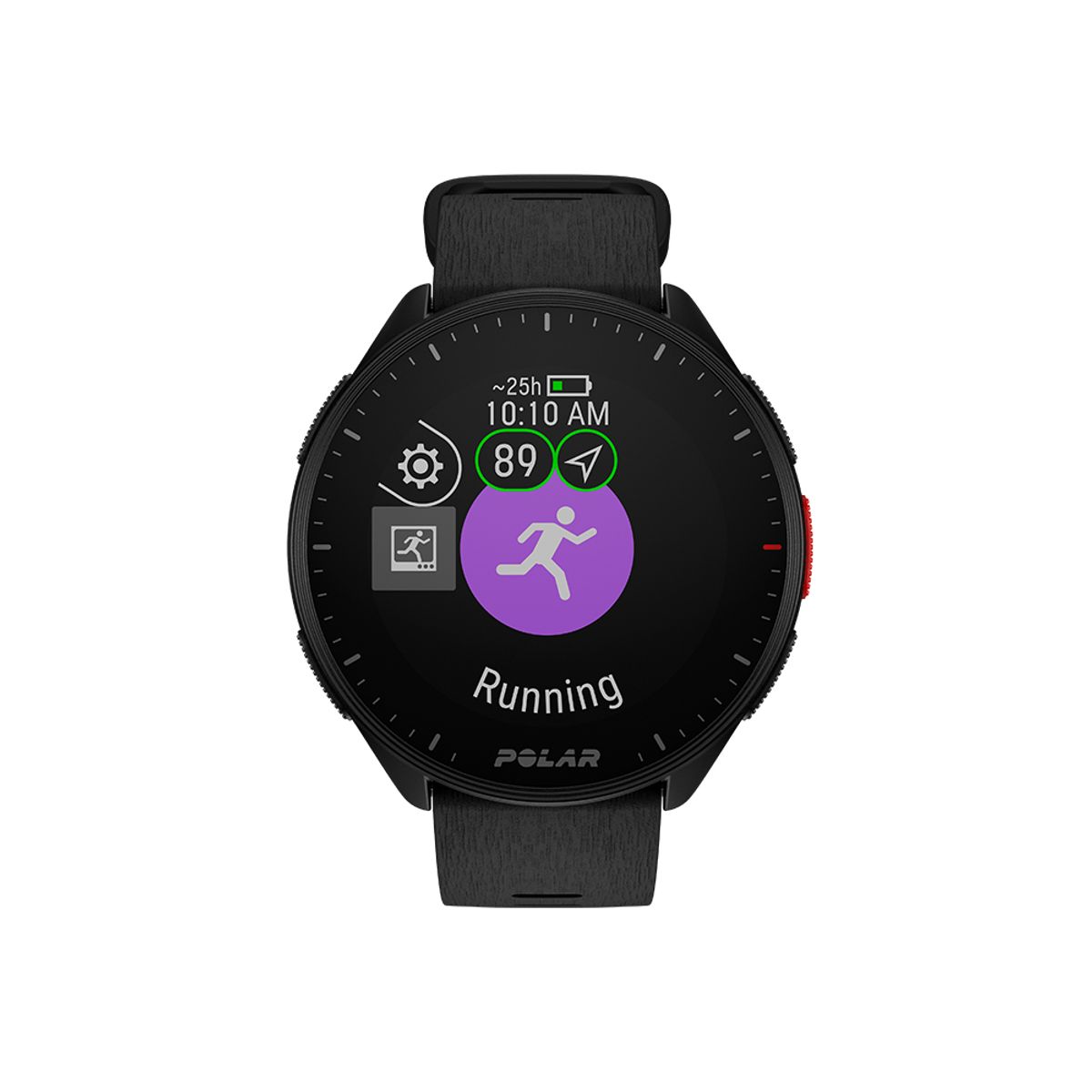 POLAR - Reloj Multisport Polar Pacer Running GPS Negro