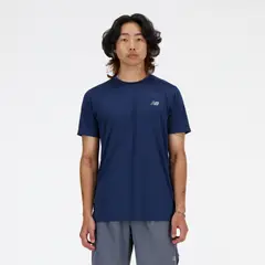 NEW BALANCE - Polera Hombre Azul Marino