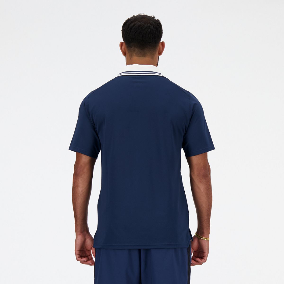 NEW BALANCE - Polera Hombre New Balance Azul Marino