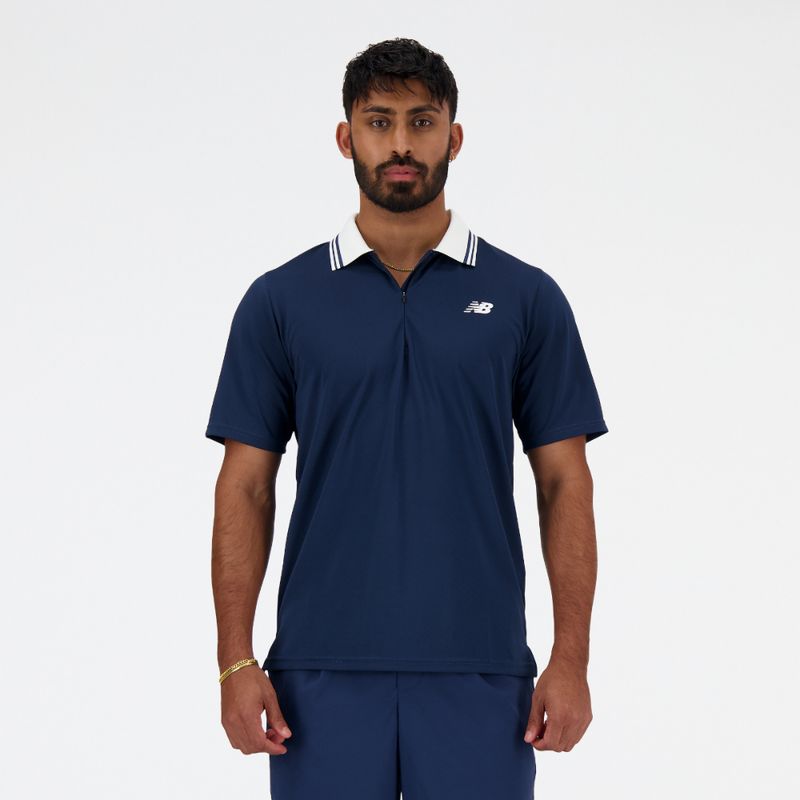 NEW BALANCE - Polera Hombre New Balance Azul Marino