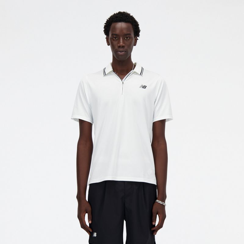 NEW BALANCE - Polera Hombre New Balance MT41402WT Blanco