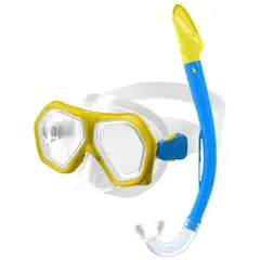SPEEDO - Snorkel Leisure Junior Dual Lenses Combo Amarillo