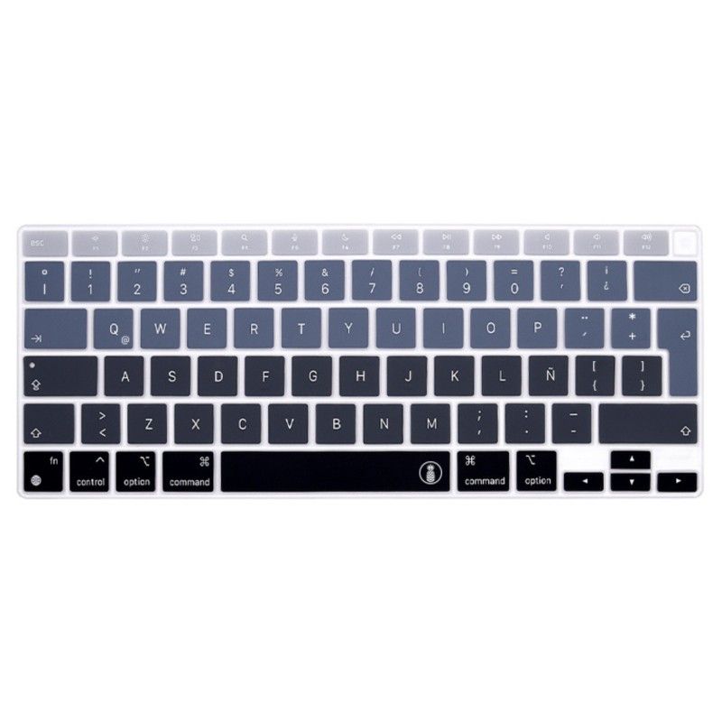 PINEAPPLESTORE - Protector Teclado Macbook Air 13.3 2020 A2337 M1 Escala de Gris